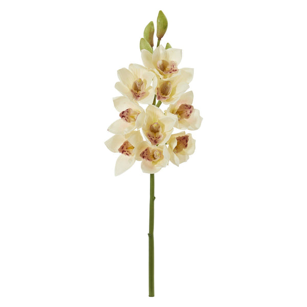 20” Cymbidium Orchid Artificial Flower (Set of 4)