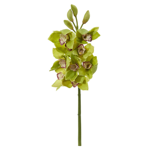 20” Cymbidium Orchid Artificial Flower (Set of 4)