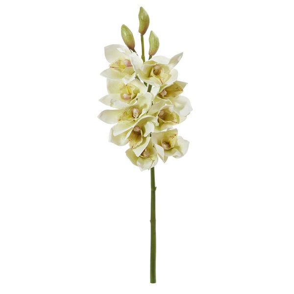 20” Cymbidium Orchid Artificial Flower (Set of 4)