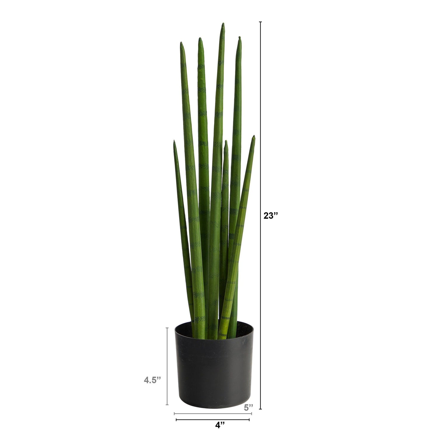 23” Sansevieria Snake Artificial Plant | Nearly Natural