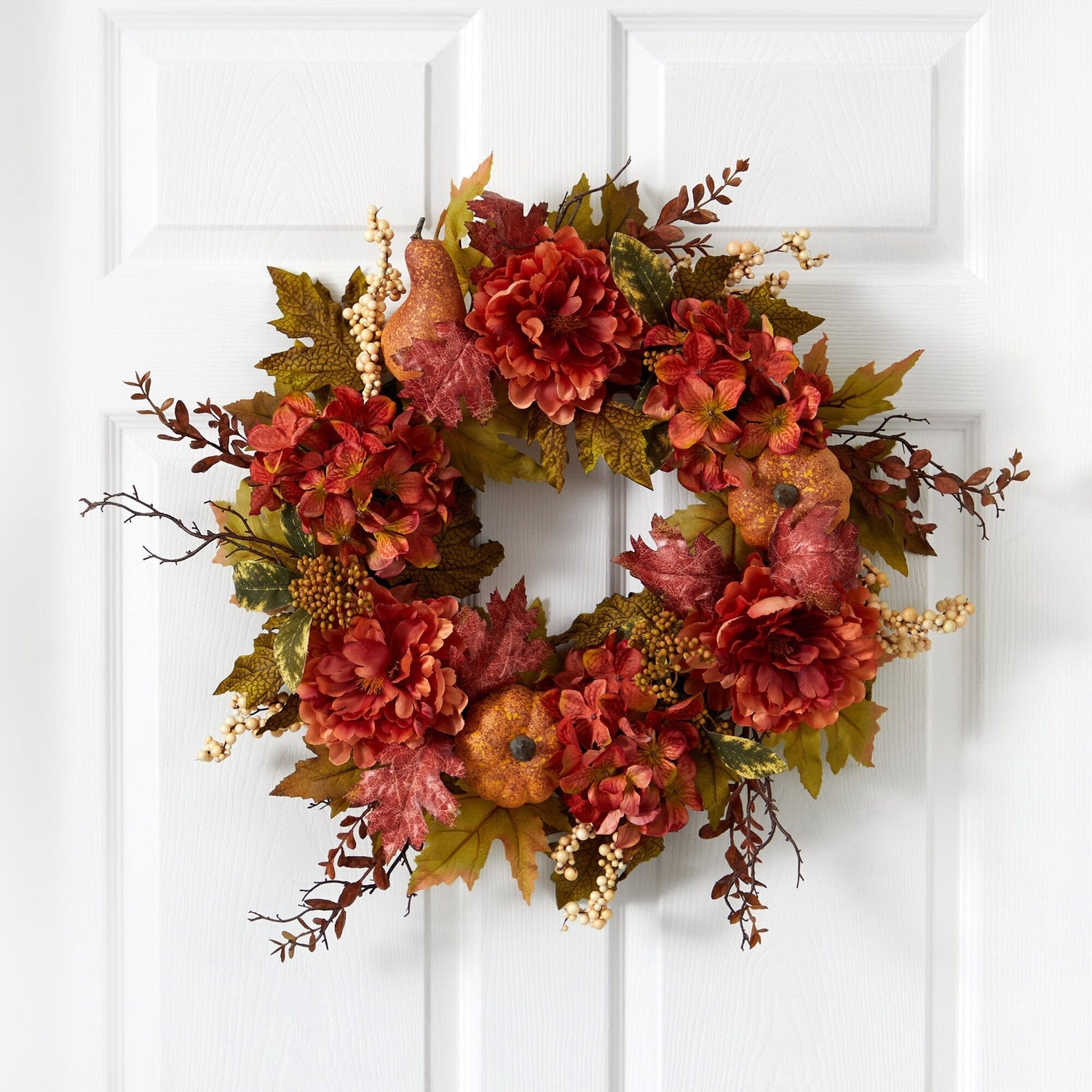 Halloween Wreath for Front Door, Succulent Fall Wreaths, Wreath Frame,  Wreath Base, Fake Flower Wreath, Artificial Wreath 