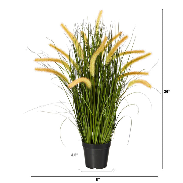 26” Onion Grass Artificial Plant