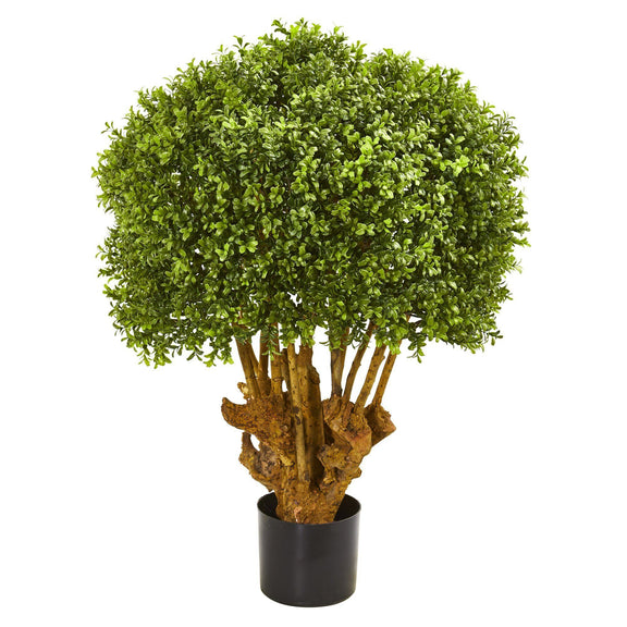 3' Boxwood Artificial Topiary Tree | Nearly Natural