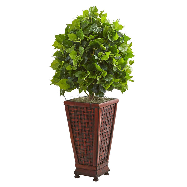 3’ Ficus Artificial Tree in Decorative Planter