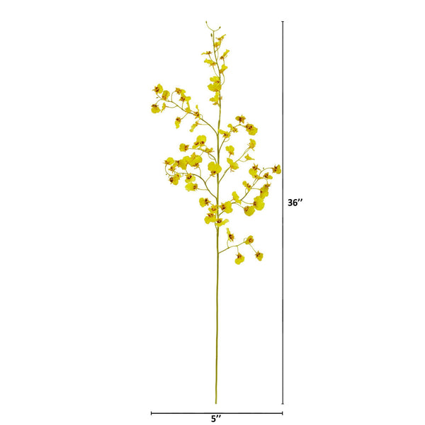 36” Oncidium Artificial Flower (Set of 4)