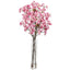 37” Cherry Blossom Artificial Arrangement in Glass Vase