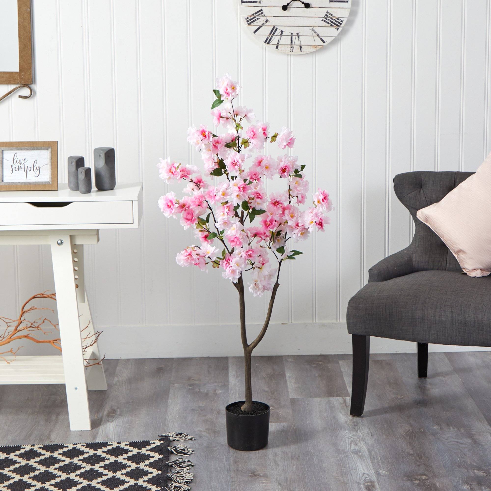 4’ Cherry Blossom Artificial Tree | Nearly Natural