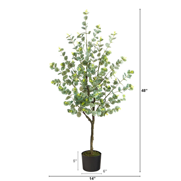 4’ Eucalyptus Artificial Tree | Nearly Natural