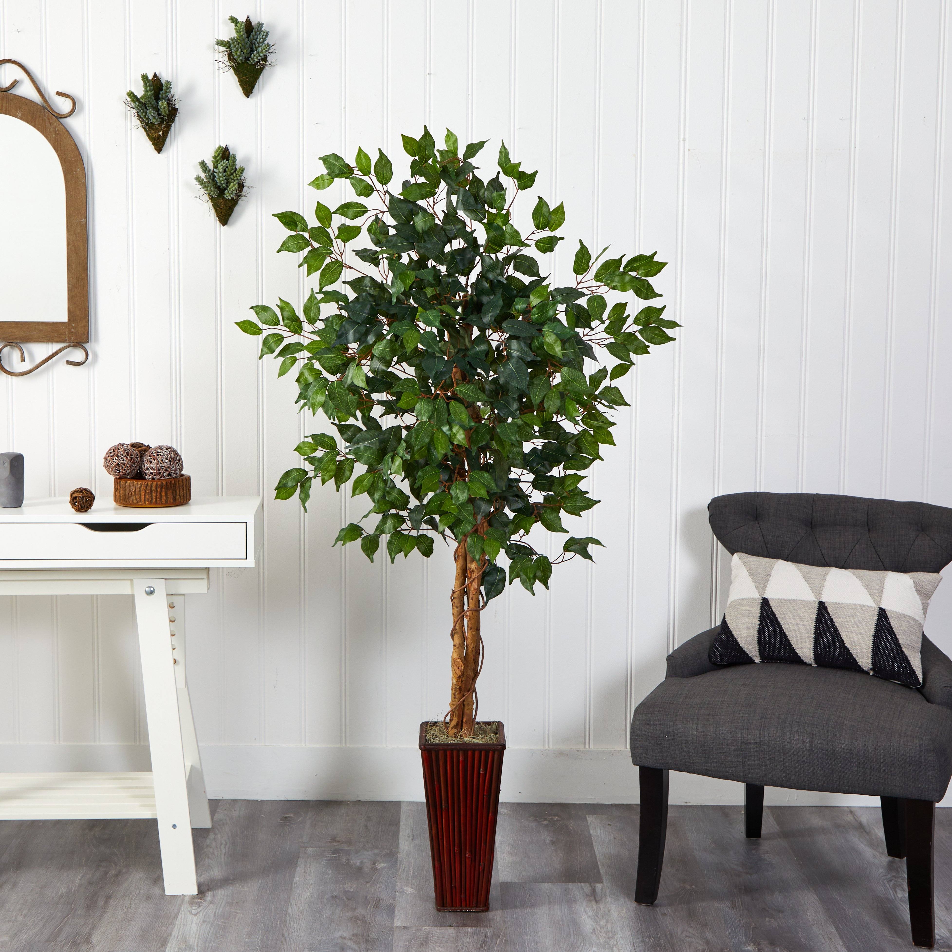 Nearly Natural 4’ Ficus Silk cheapest Tree