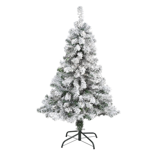 4' Flocked Rock Springs Spruce Artificial Christmas Tree