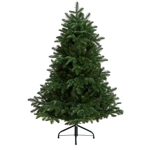 4’ South Carolina Spruce Christmas Tree with 200 White Warm Lights and 848 Bendable Branches