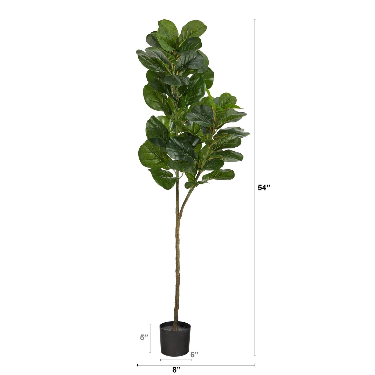 4.5’ Fiddle Leaf Fig Artificial Tree | Nearly Natural