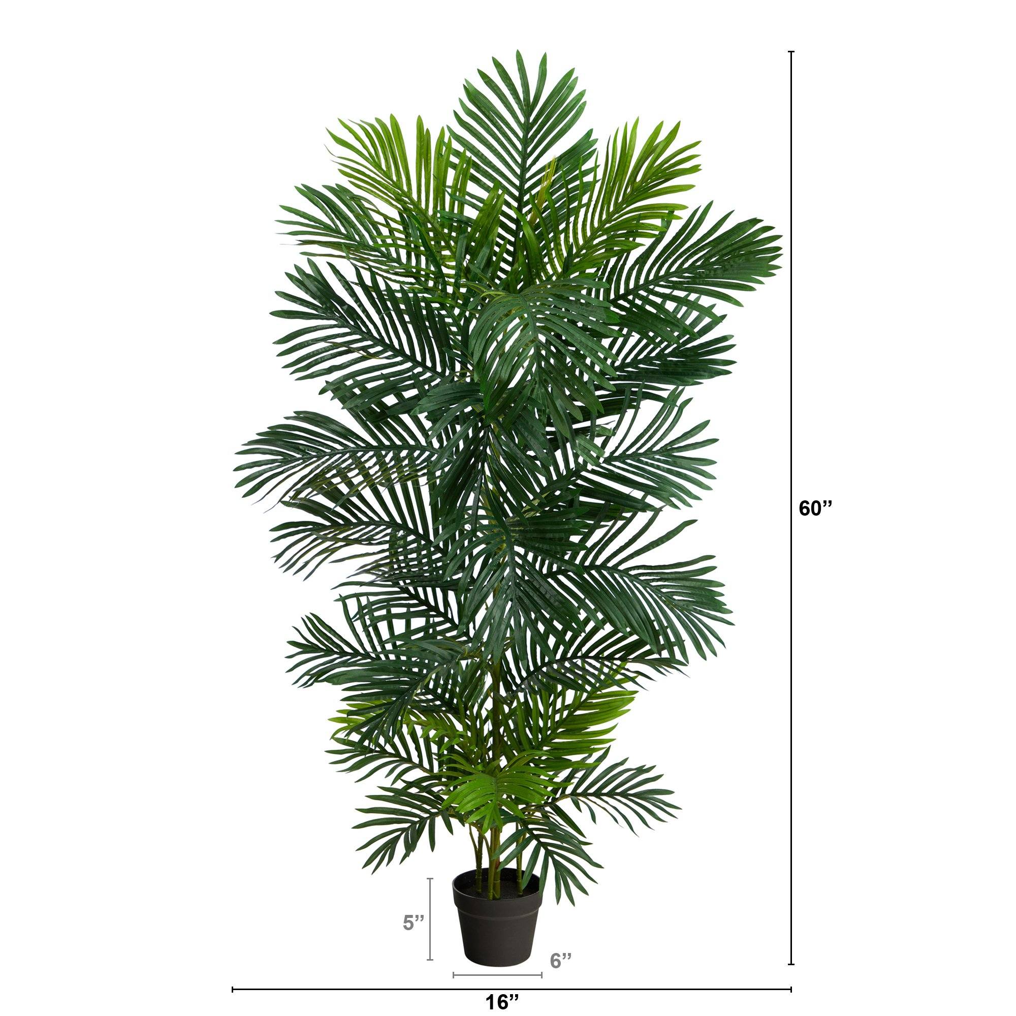 5 Foot Lifelike good Artificial Palm Tree