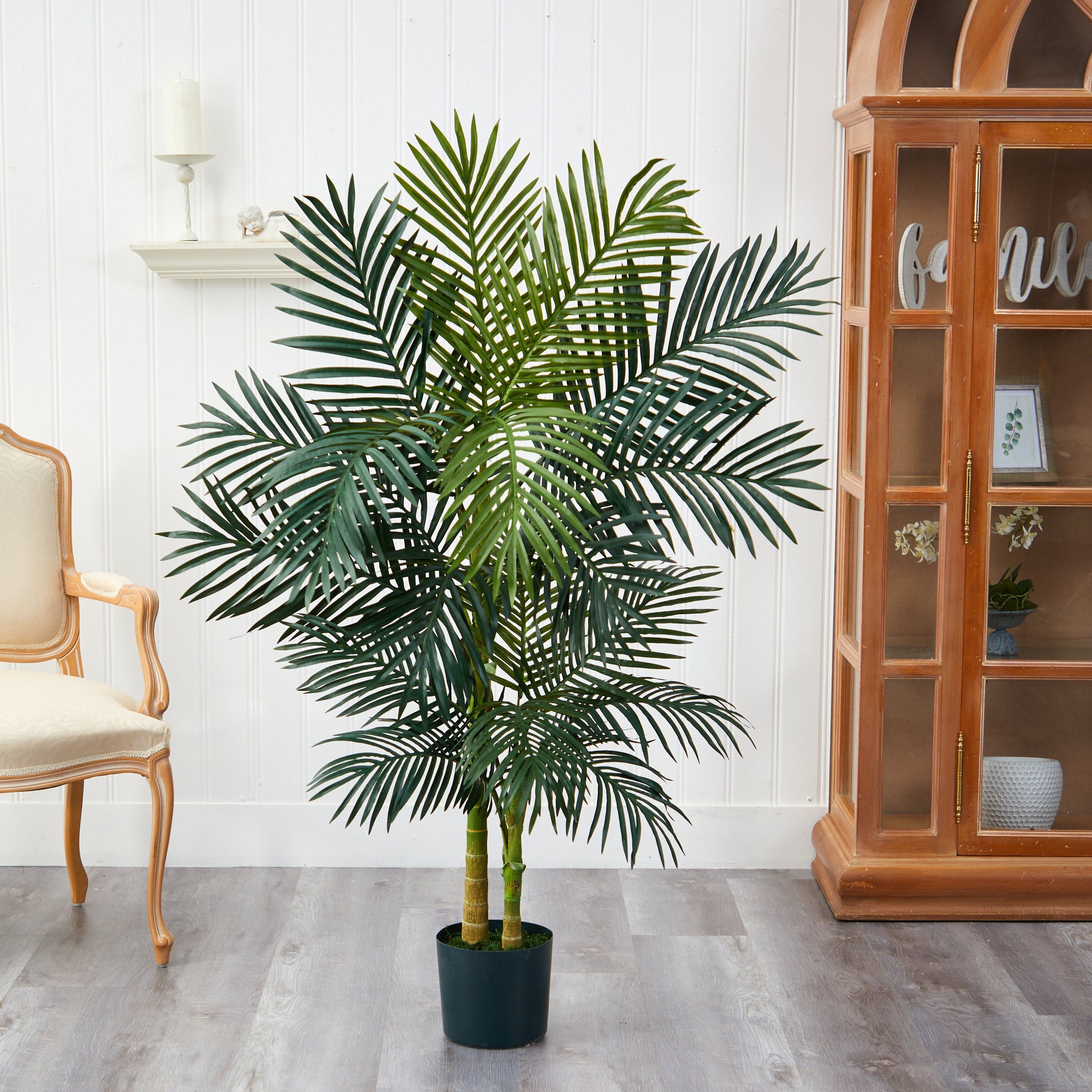 5’ Golden Cane Palm Tree | Nearly Natural