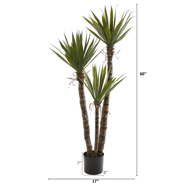 5’ Yucca Artificial Tree