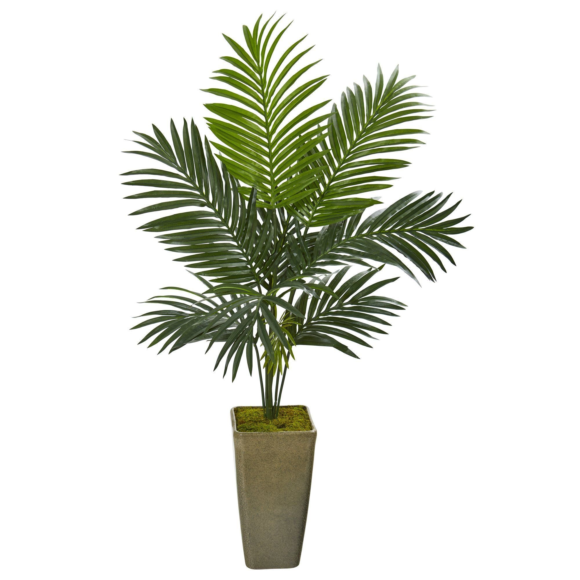 50” Kentia Artificial Palm Tree in Green Planter | Nearly Natural