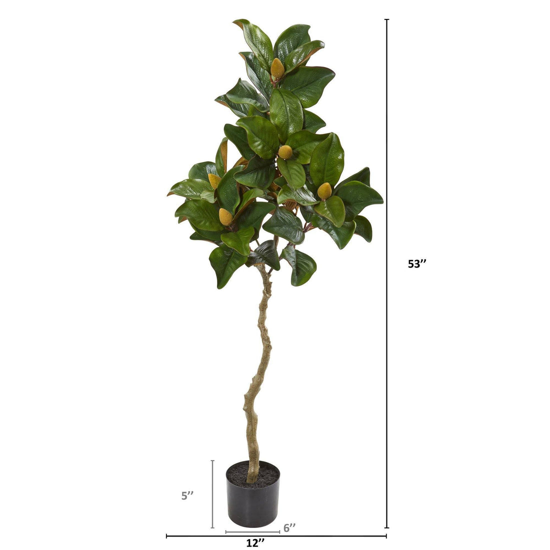 53” Magnolia Artificial Tree | Nearly Natural