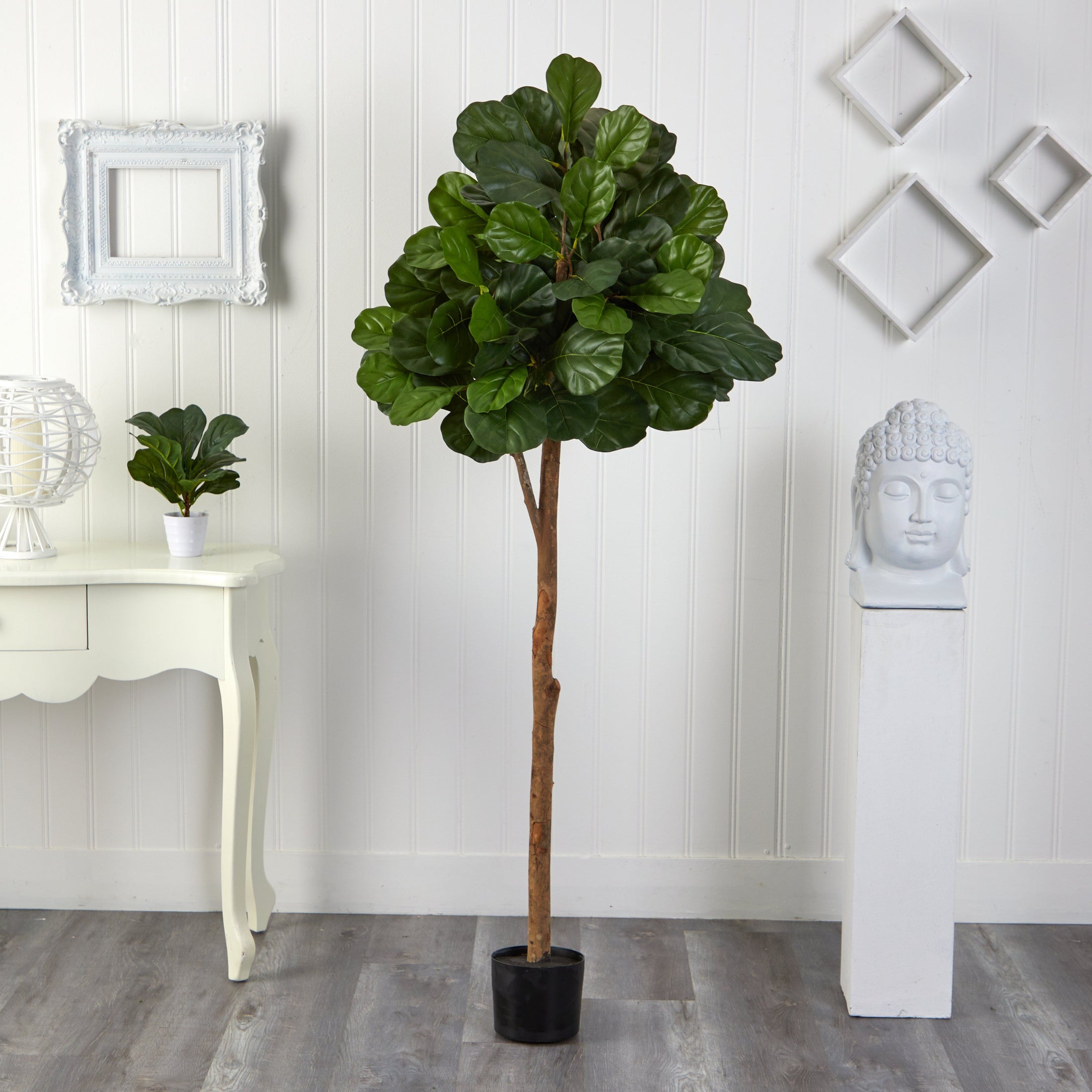 6’ Tall Fiddle Leaf Fig Artificial Tree | Nearly Natural