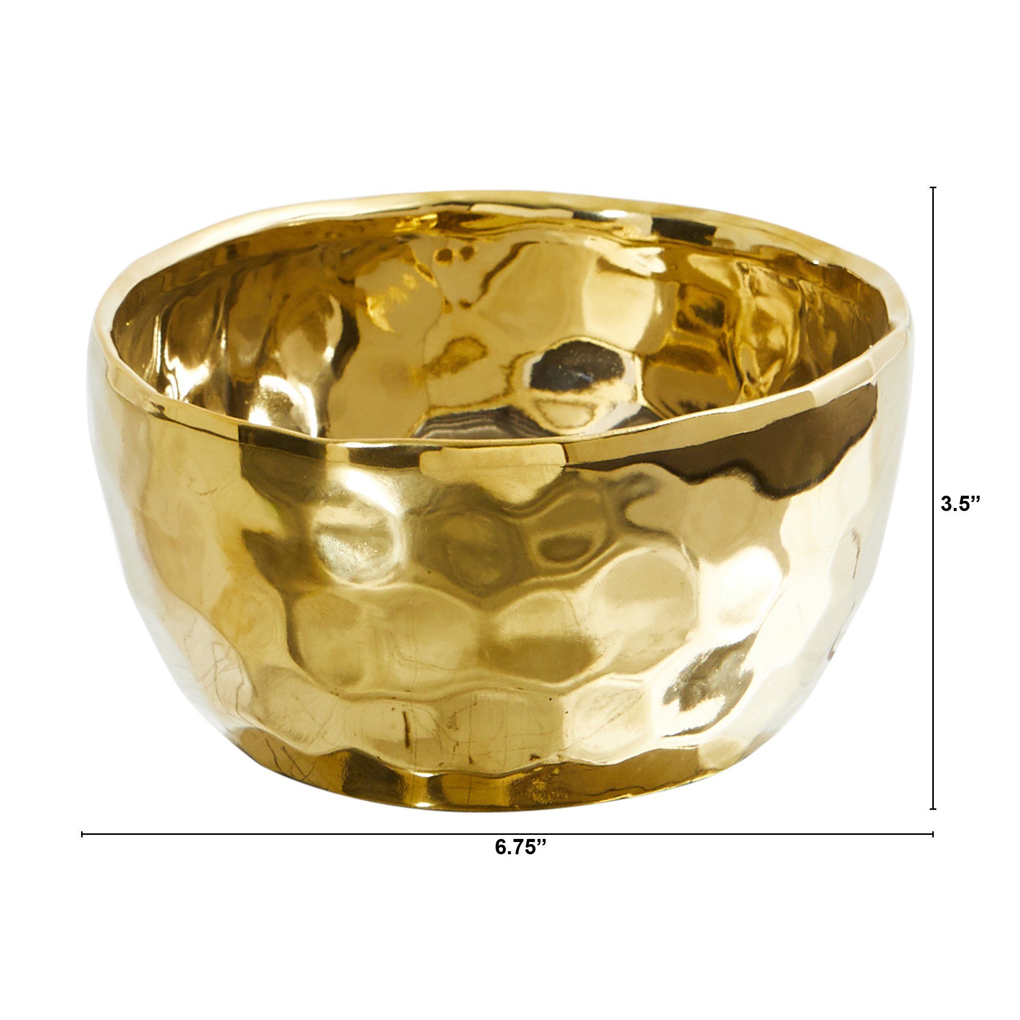 6.75 Designer Gold Bowl