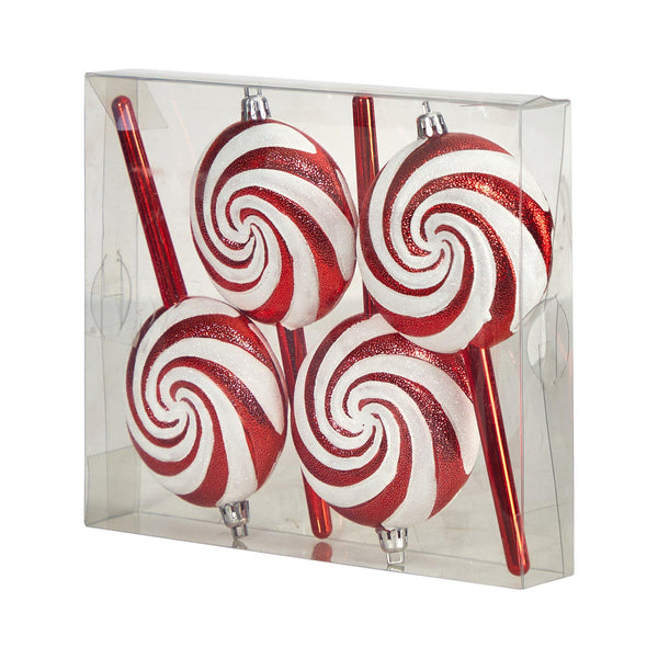 Nearly Natural 7 in. Shatterproof Assorted Candy Cane Holiday Christmas  Deluxe Ornament (6-Pack) D1050 - The Home Depot