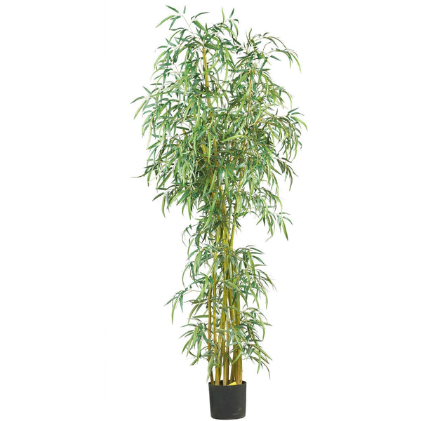 Nearly Natural Bamboo Tree, Green, 7