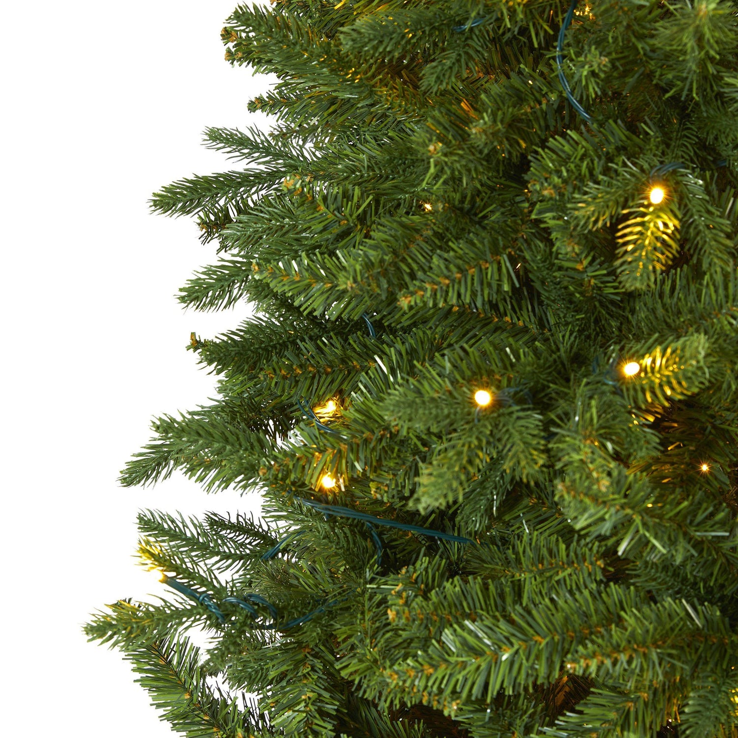 7' New Hampshire Fir Artificial Christmas Tree with 450 Clear LED Lights