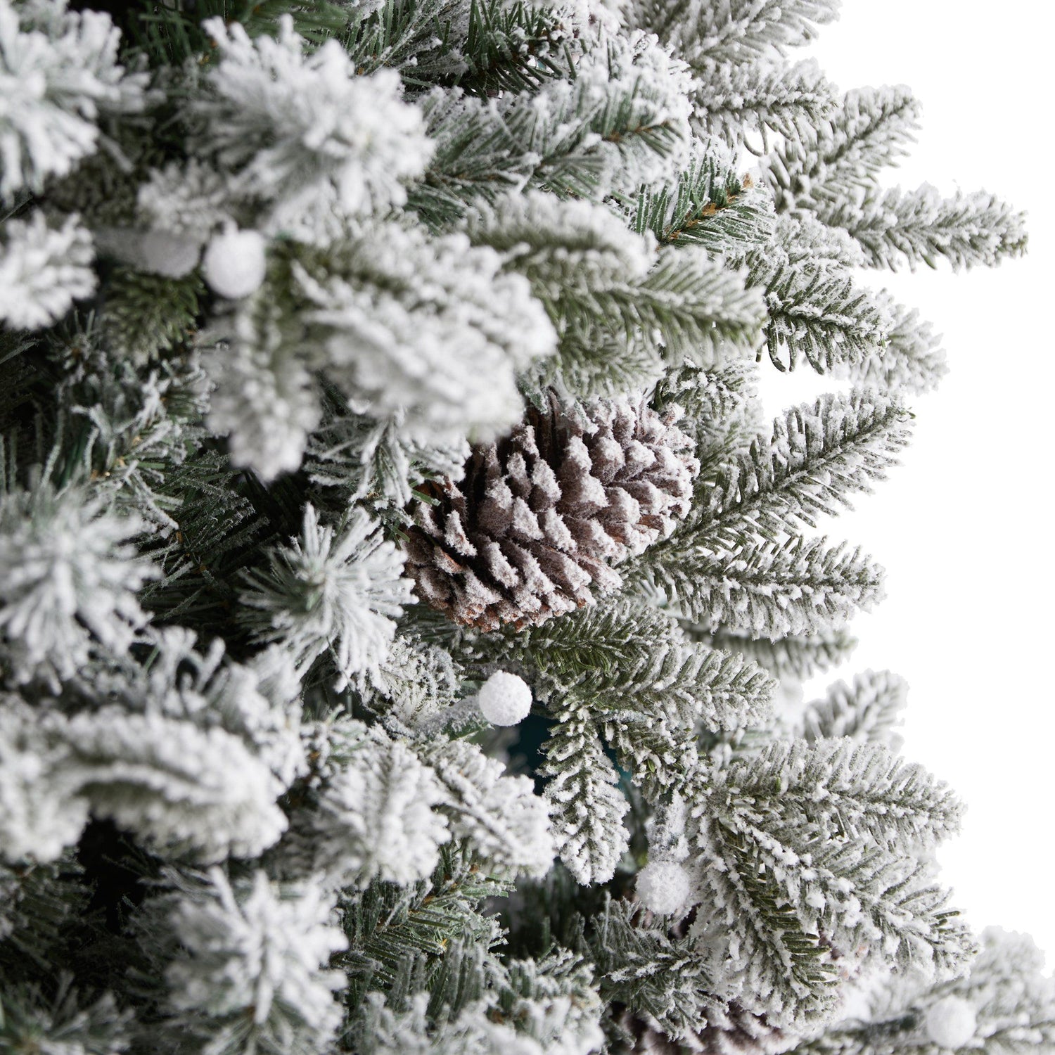 Alaskan Frosted Pre-Lit Christmas Tree