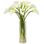 Mini Calla Lily Silk Flower Arrangement