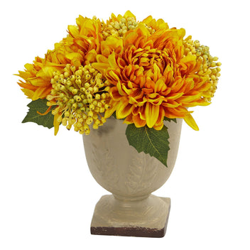 Mum Artificial Arrangement 4177 Nearly Natural