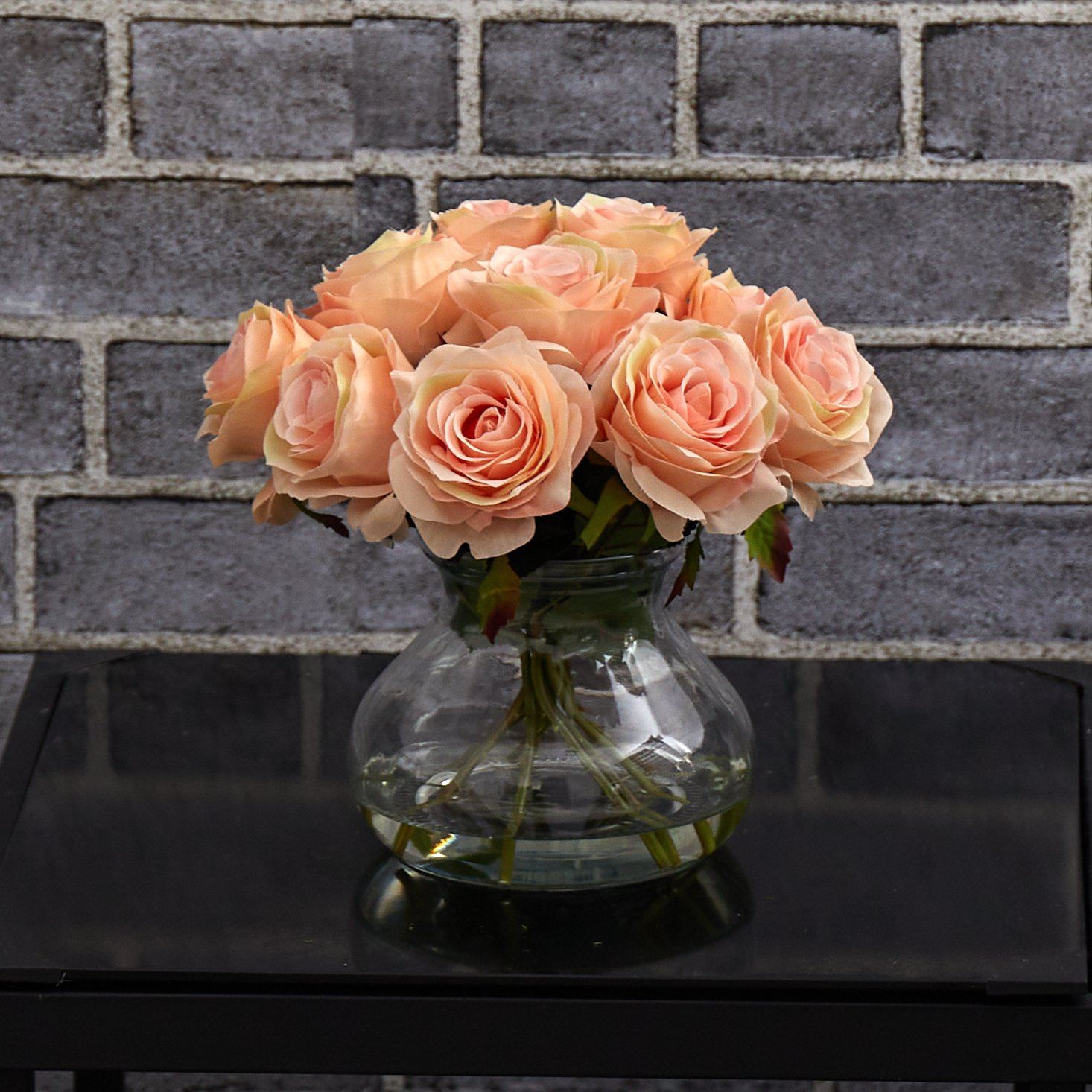 Large Size Pink/blush Rose Real Touch Arrangement-roses Centerpieces-floral  Arrangement-faux Rose Centerpiece-table Arrangement -  Canada