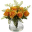 Rose & Maiden Hair Arrangement w/Vase