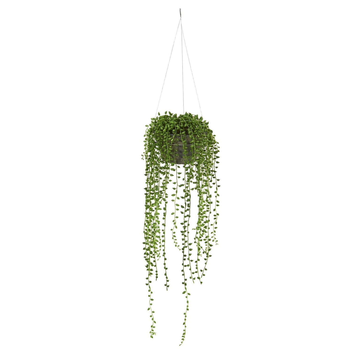 Artificial Hanging Plants Fake Succulents String of Pearls Flower